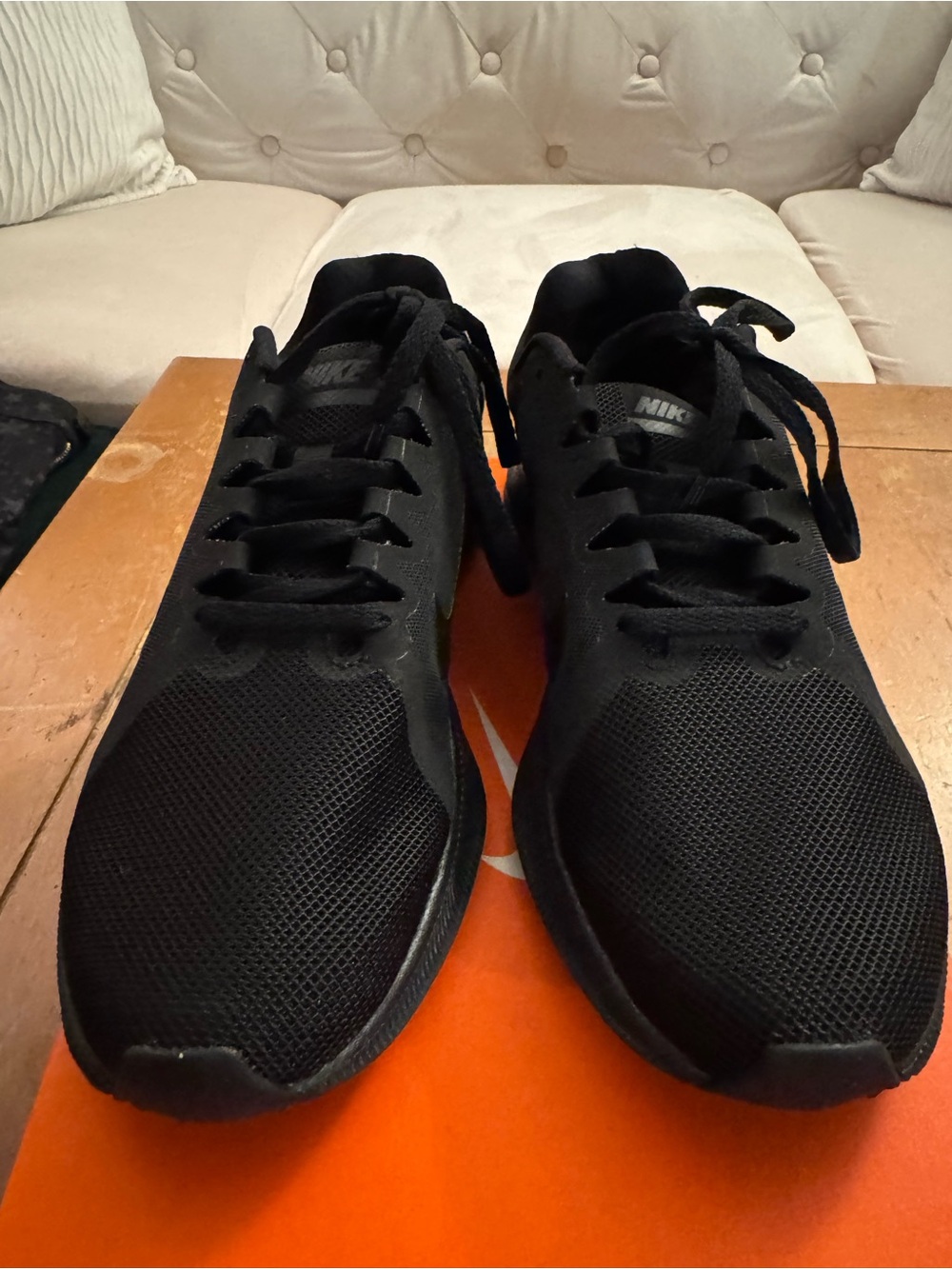 Nike Women’s Black Athletic Downshiftet Sneakers - Picture 2 of 7